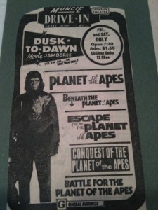 drive-in apes ad