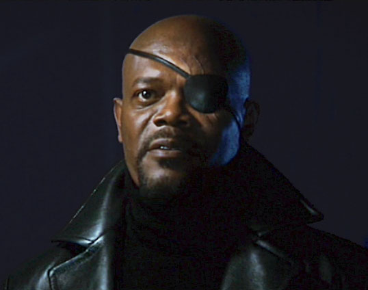 nick fury iron man tag