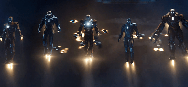 iron man 3 trailer armor army