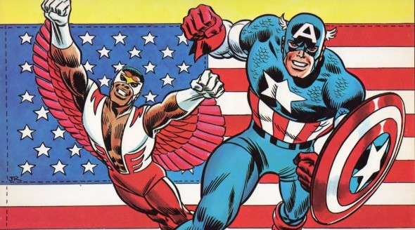 captain america and the falcon