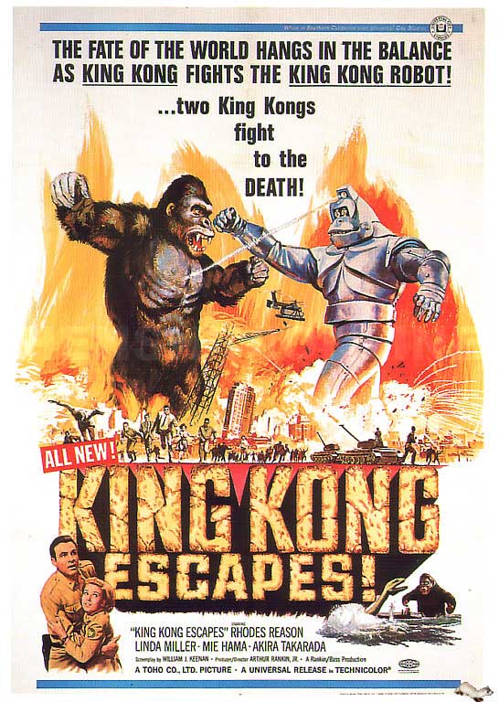 king kong escapes poster