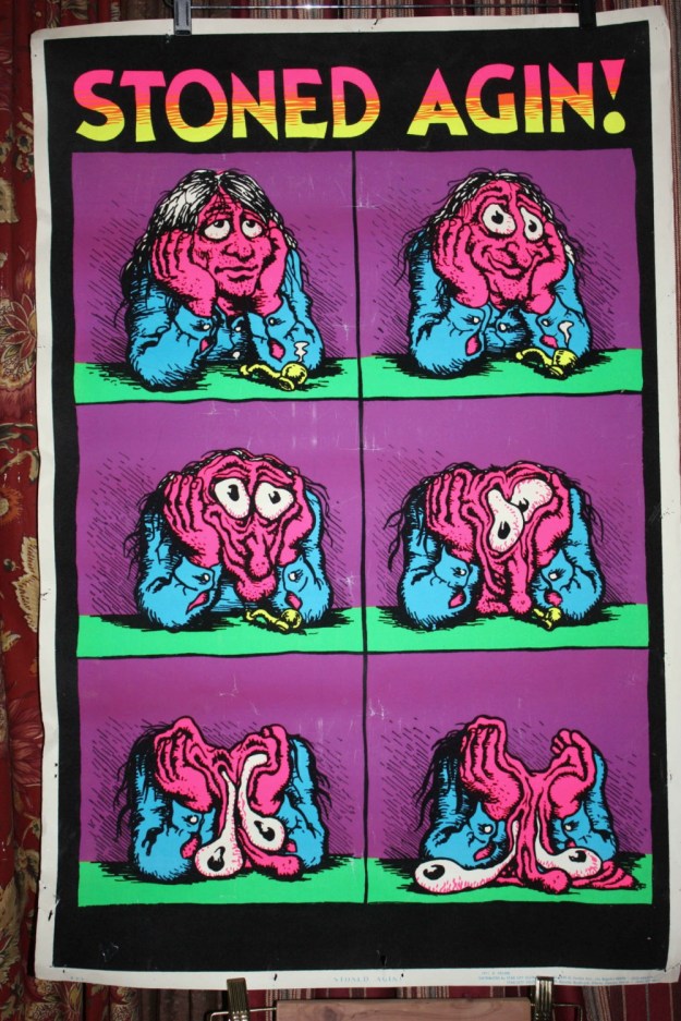 stoned agin blacklight posters