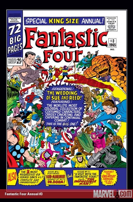 fantastic four annual 3 wedding