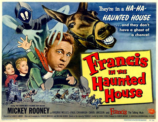 francis in the haunted house poster