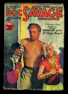 doc savage pulp cover