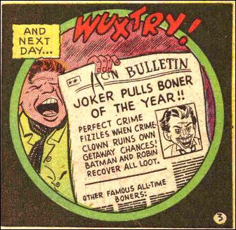 joker boner of the year