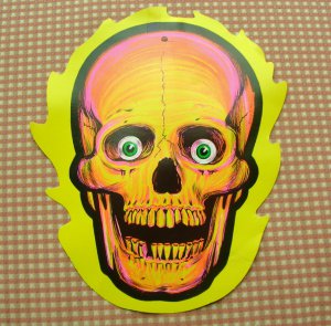 hallow skull die-cut decor