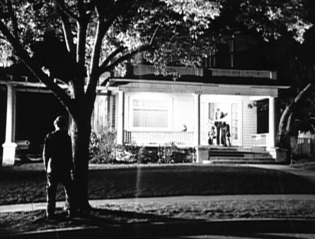 halloween street scene