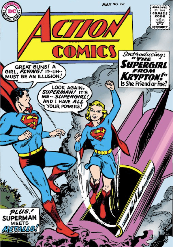 al plastino supergirl action 252
