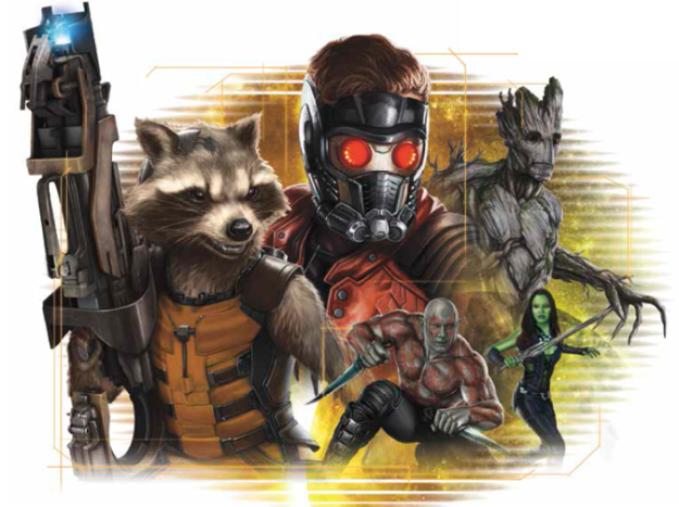 guardians of the galaxy promo art