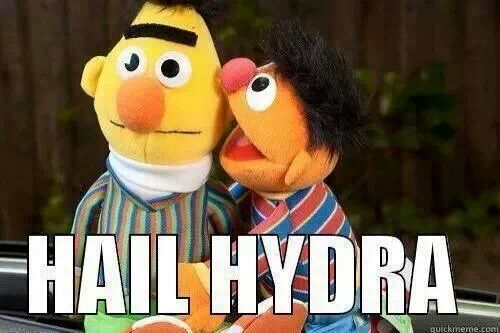 hail hydra bert and ernie