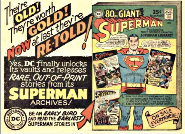 superman giant house ad
