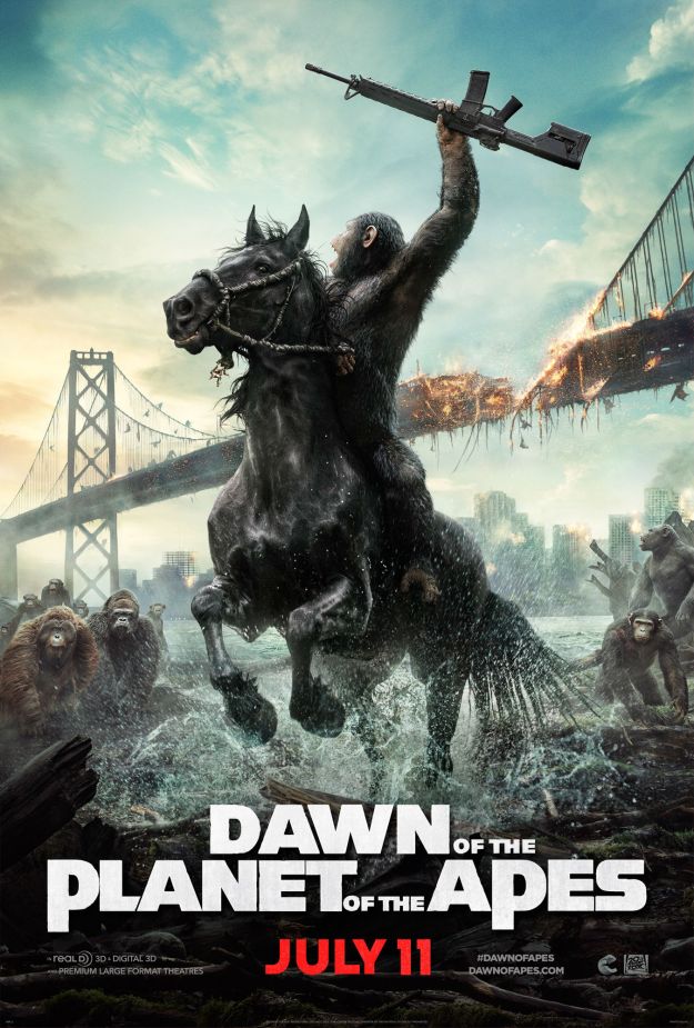 new dawn of the planet of the apes poster