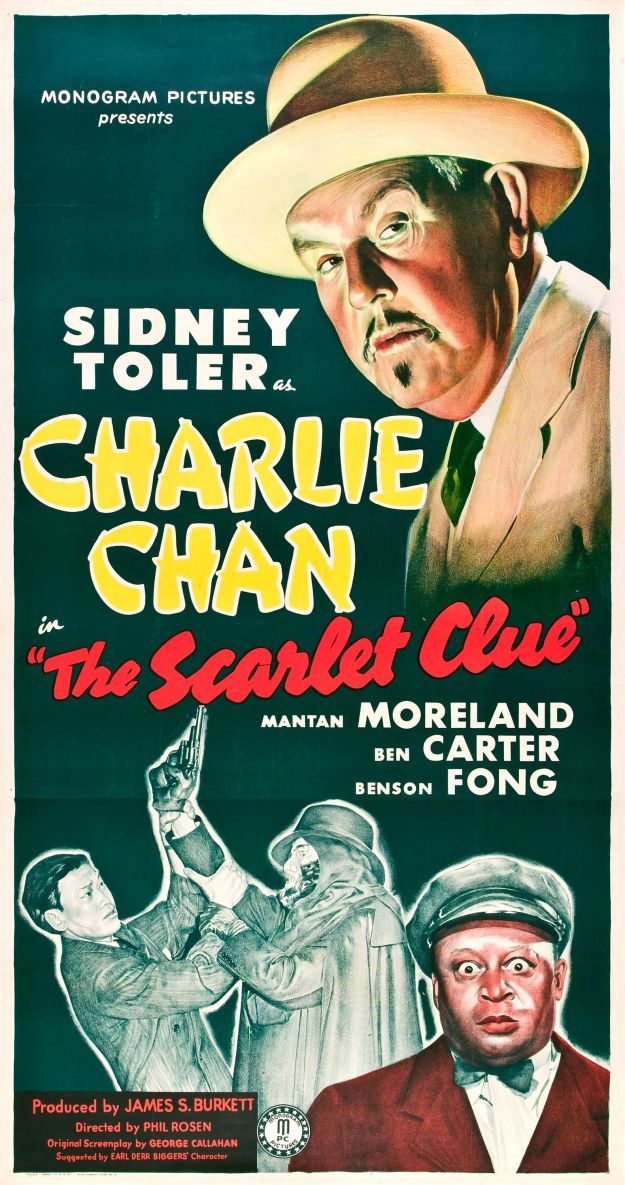 charlie chan scarlet clue poster