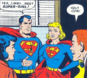 supergirl meets jimmy