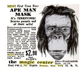 magic center ape man mask